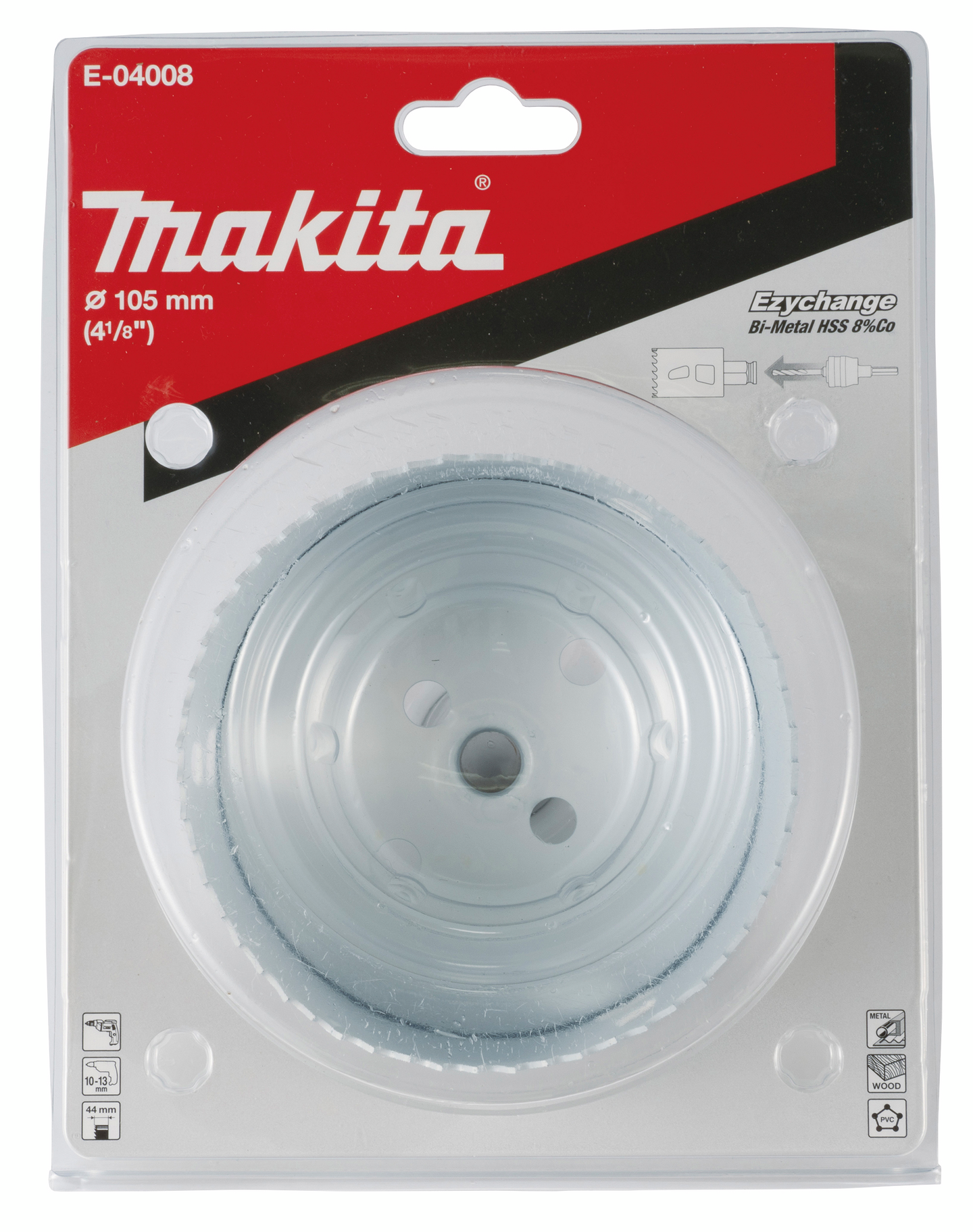 Reikäsahanterä Makita Ezychange BIM 8% koboltti 105mm