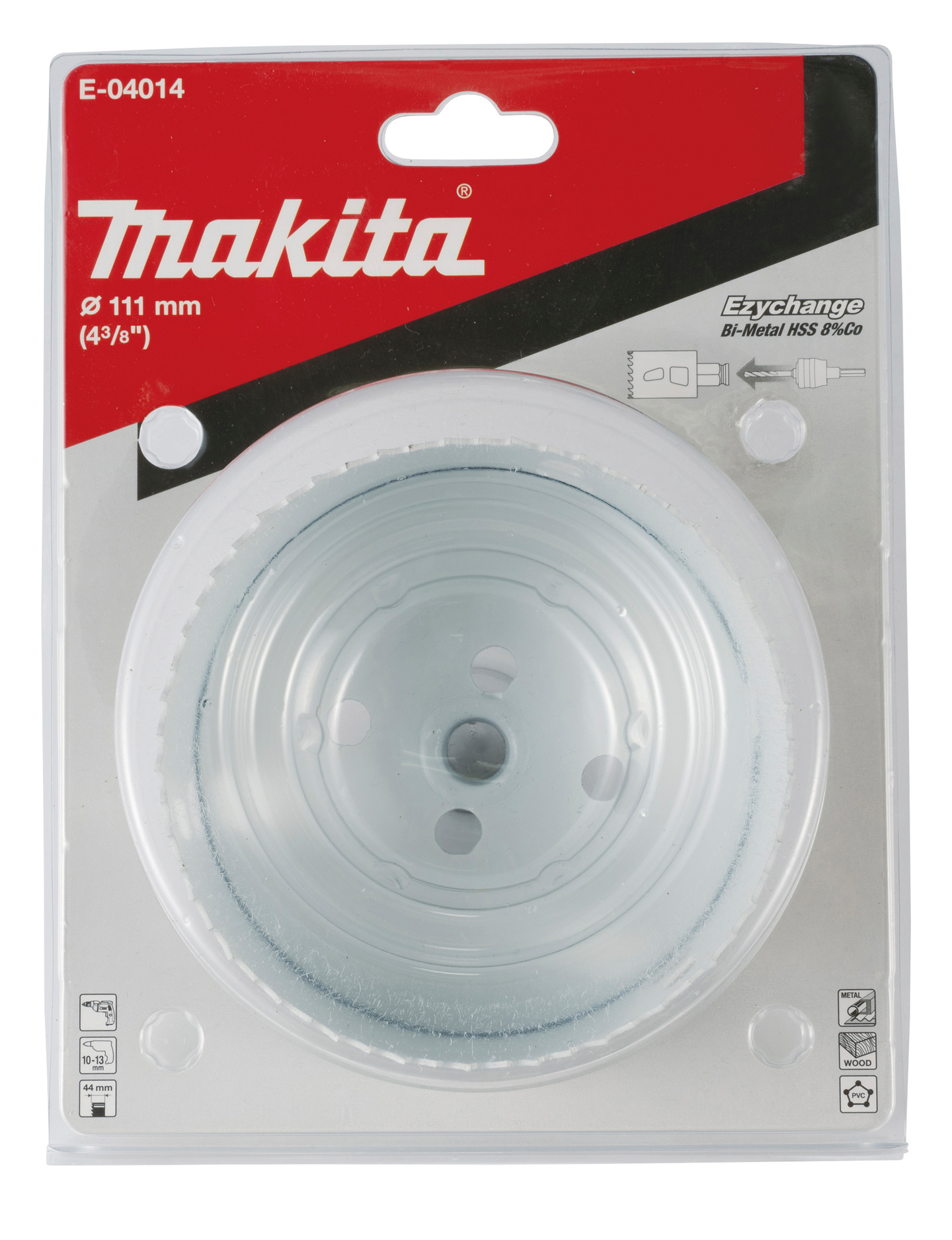 Reikäsahanterä Makita Ezychange BIM 8% koboltti 111mm