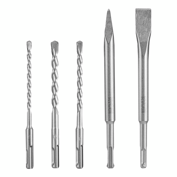 Tarvikesarja Ryobi SDS+ RAKSP05 5-osainen