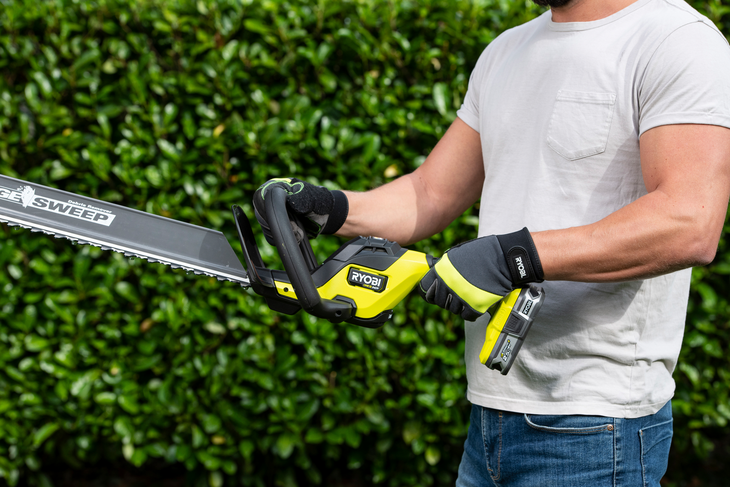 Akkupensasleikkuri Ryobi RY18HTX60A-0 18V ONE+ HP runko