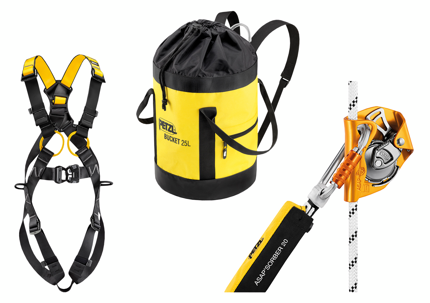 Putoamissuojainpakkaus Petzl ASAP® 10m koko 1