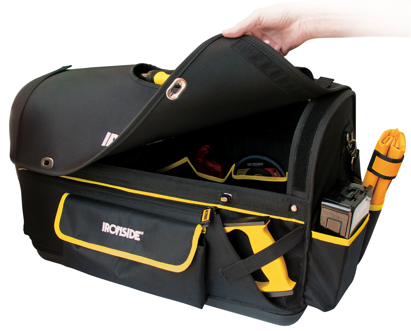 VERKTYGVÄSKA IRONSIDE MED REGNSKYDD