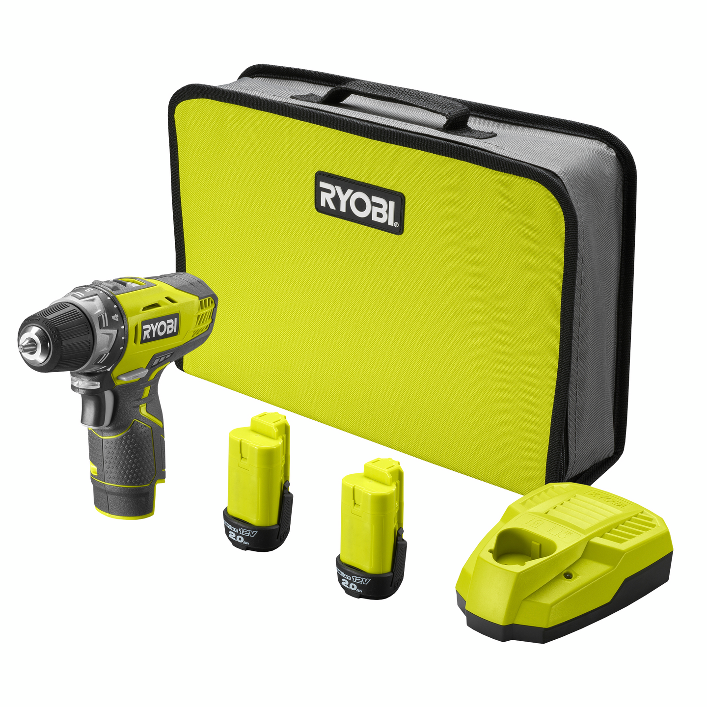 Akkuporakone Ryobi R12DD-220S 12V 2x2,0Ah