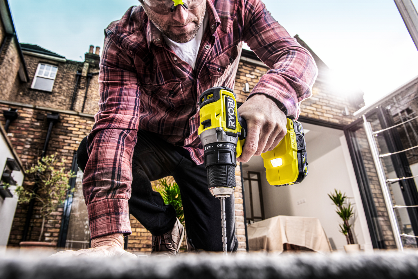 Akkuiskuporakone Ryobi RPD18C-0 18V ONE+ HP, ei akkua