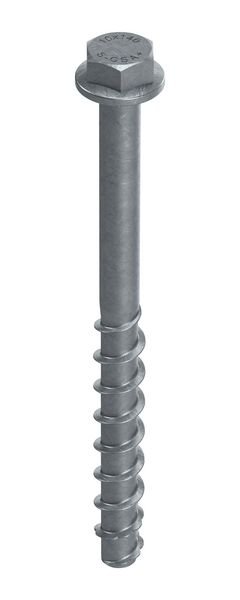 Betoniruuvi Sormat S-CSA+ 10x140/55/85 SW15 ML pinnoitettu 25kpl