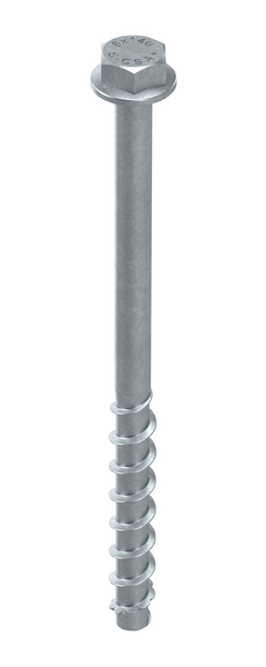 Betoniruuvi Sormat S-CSA+ 8x140/75/90 SW13 sähkösinkitty 25kpl