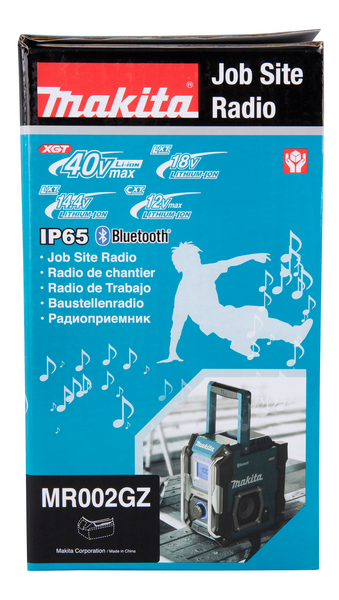 Radio ja Bluetooth-kaiutin Makita MR002GZ CXT/LXT/XGT tai verkkovirta runko