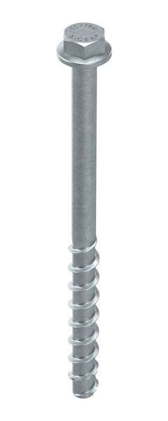 Betoniruuvi Sormat S-CSA+ 10x160/75/105 SW15 sähkösinkitty 25kpl