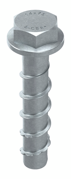 Betoniruuvi Sormat S-CSA+ 14x75/10 SW21 sähkösinkitty 20kpl