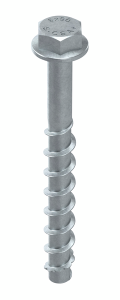 Betoniruuvi Sormat S-CSA+ 8x90/25/40 SW13 sähkösinkitty 50kpl