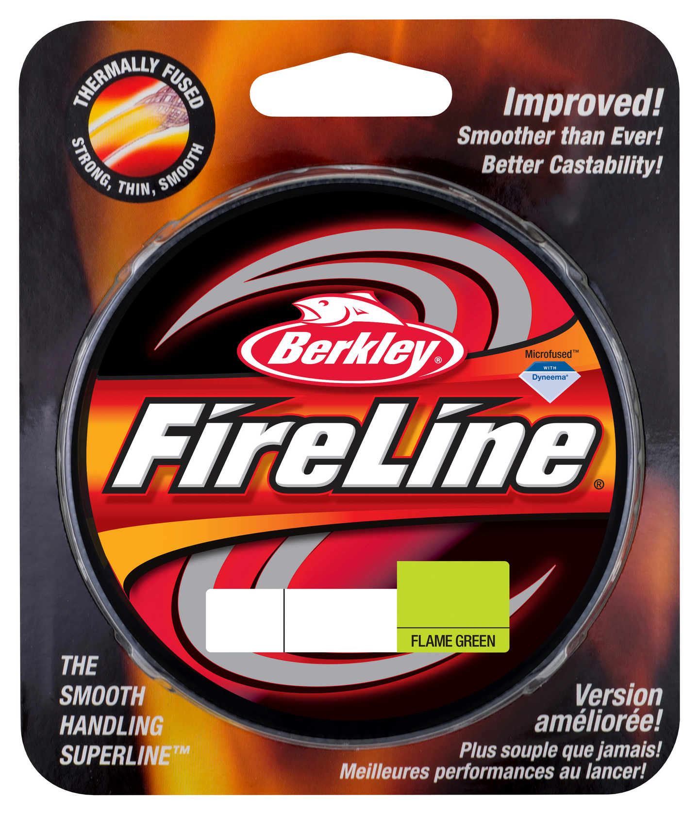 Kuitusiima fireline 0,12mm 110m flame green