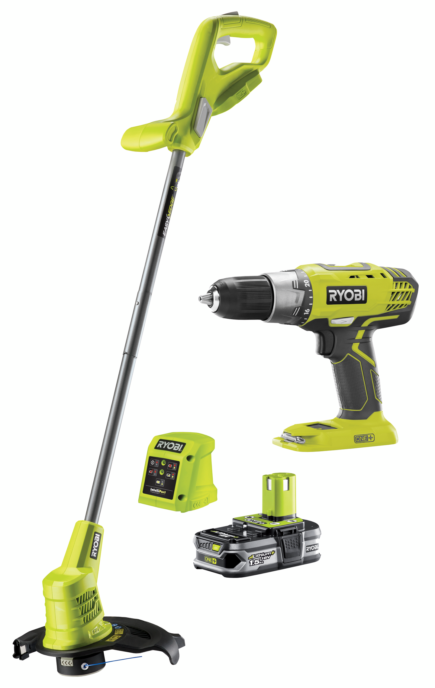 TRIMMER/SKRUVDRAGARE KIT RLT1825MDDP15S