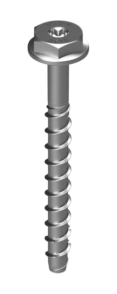Betoniruuvi Sormat S-CSA HEX 6x70/15/30 SW13 ML pinnoitettu 100kpl