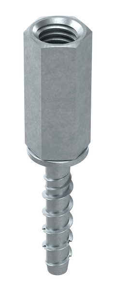 Betoniruuvi Sormat S-CSA I sisäkierre 6x35 M8/M10X30 SW13 sähkösinkitty 50kpl