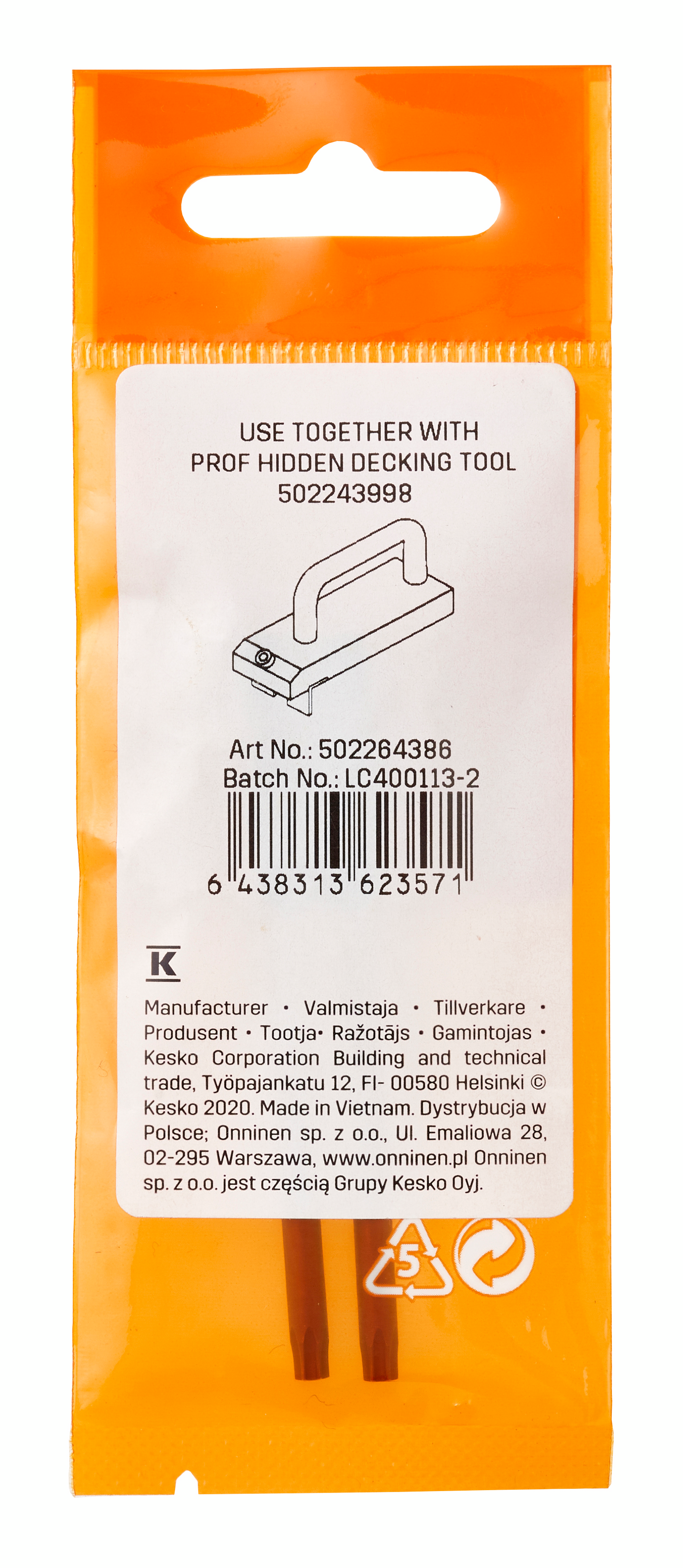 BITS TILL TRALLVERKTYG T15 2ST