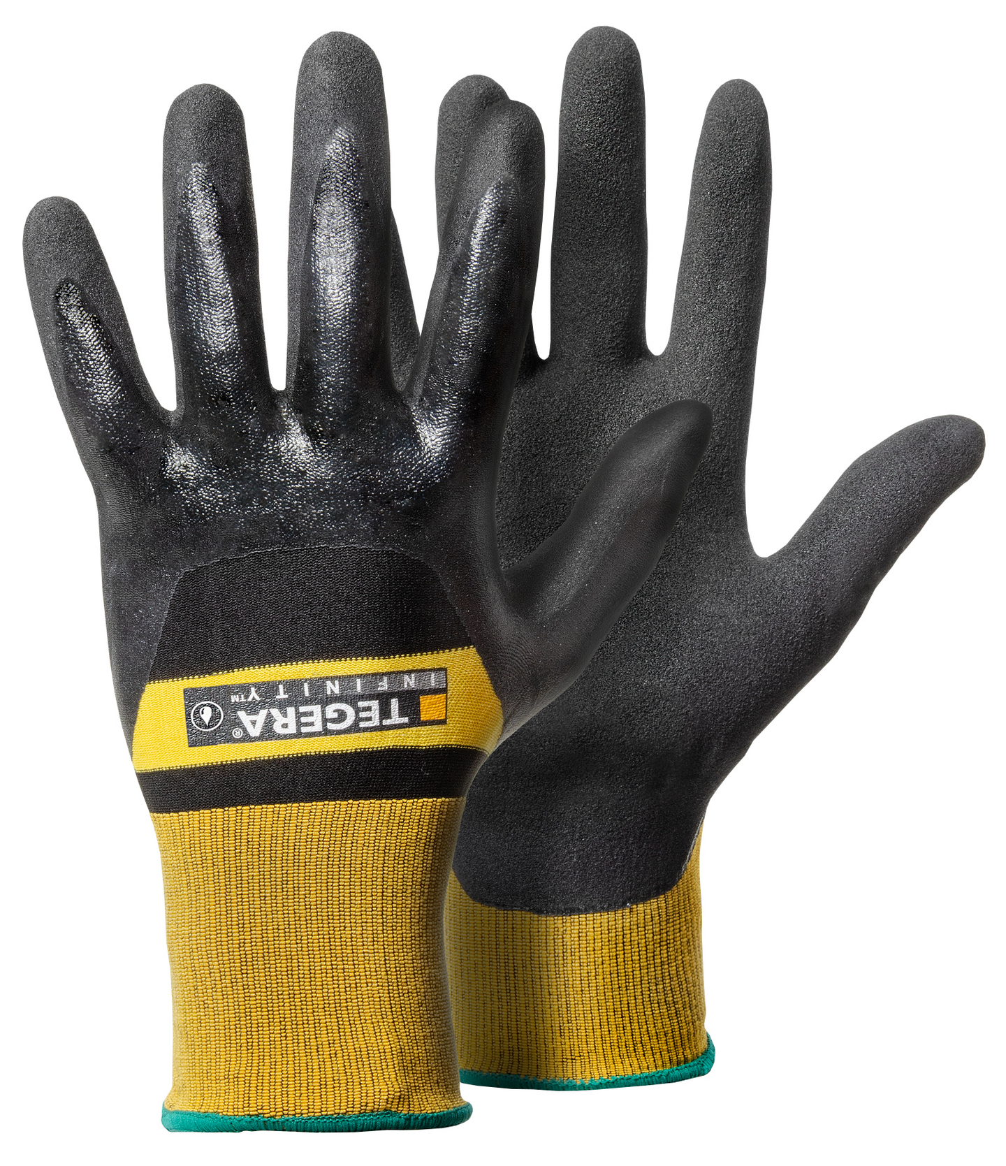 Käsineet TEGERA 8803R nitriili/Aqua PU