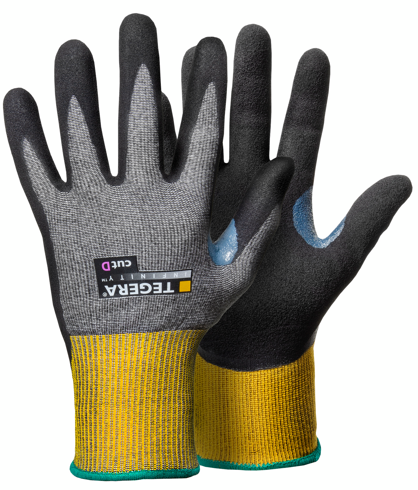 Viiltosuojakäsineet TEGERA 8807R nitriili/Aqua PU