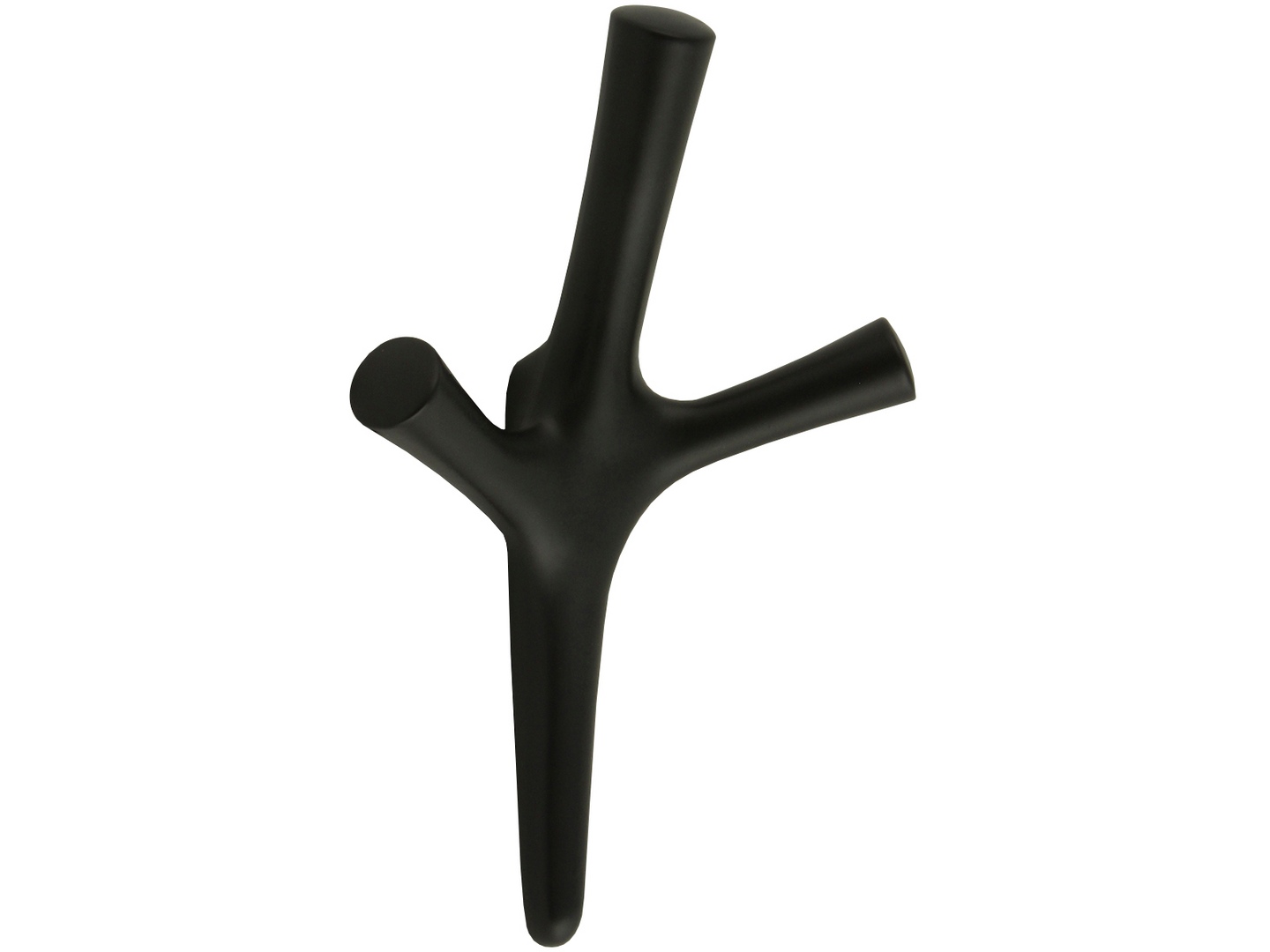 Vaatekoukku Pisla Nature 3L Zn/musta