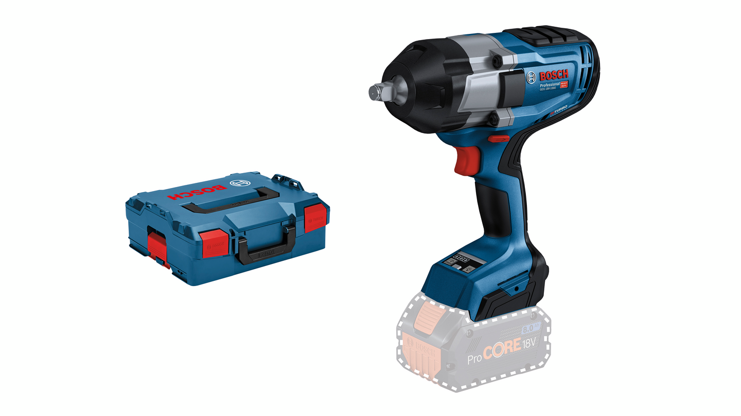 Akkuiskumutterinväännin Bosch GDS 18V-1000 Solo