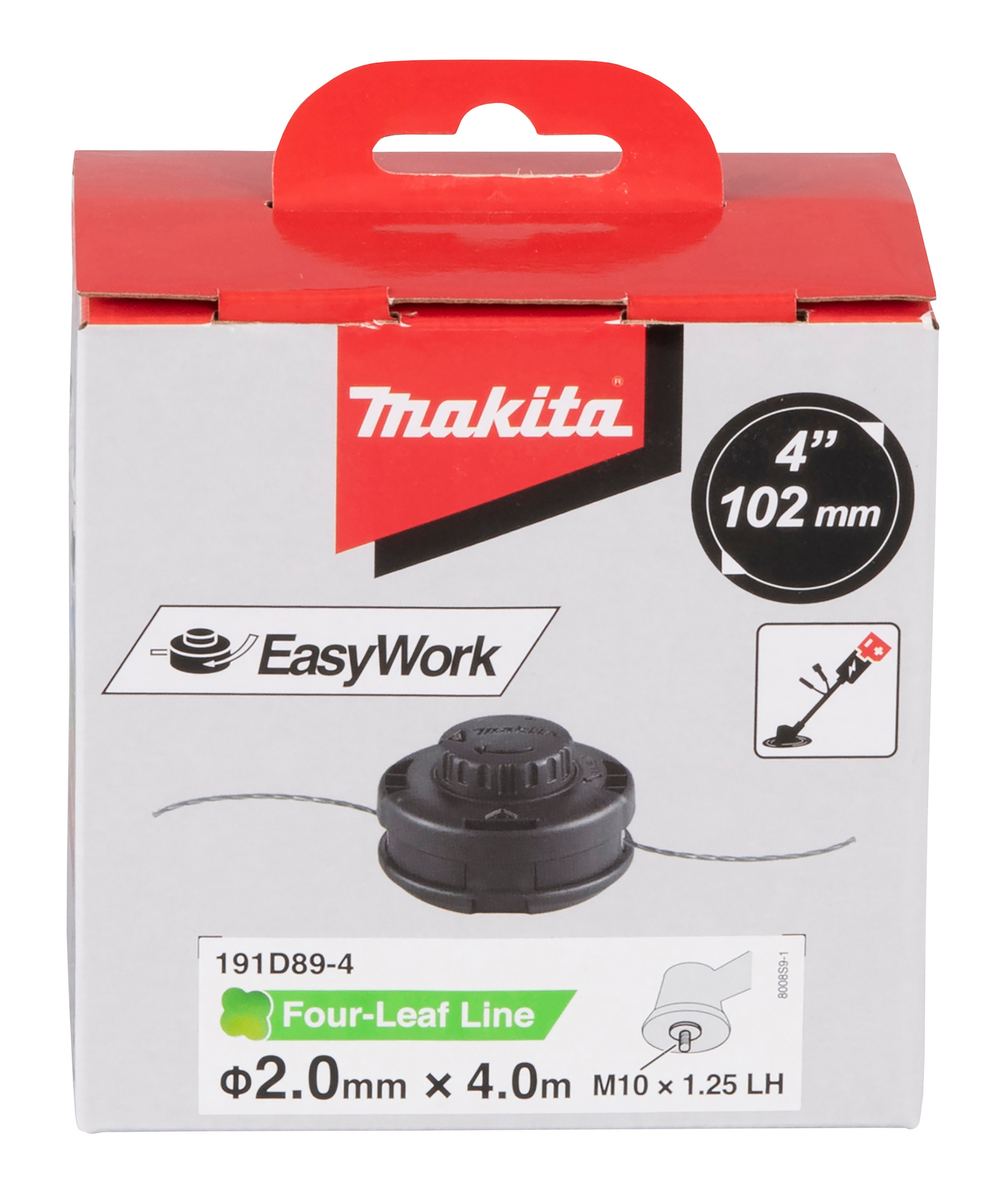 Siimapää Makita Tap&Go 2,0mm/4m M10x1,25LH 4"