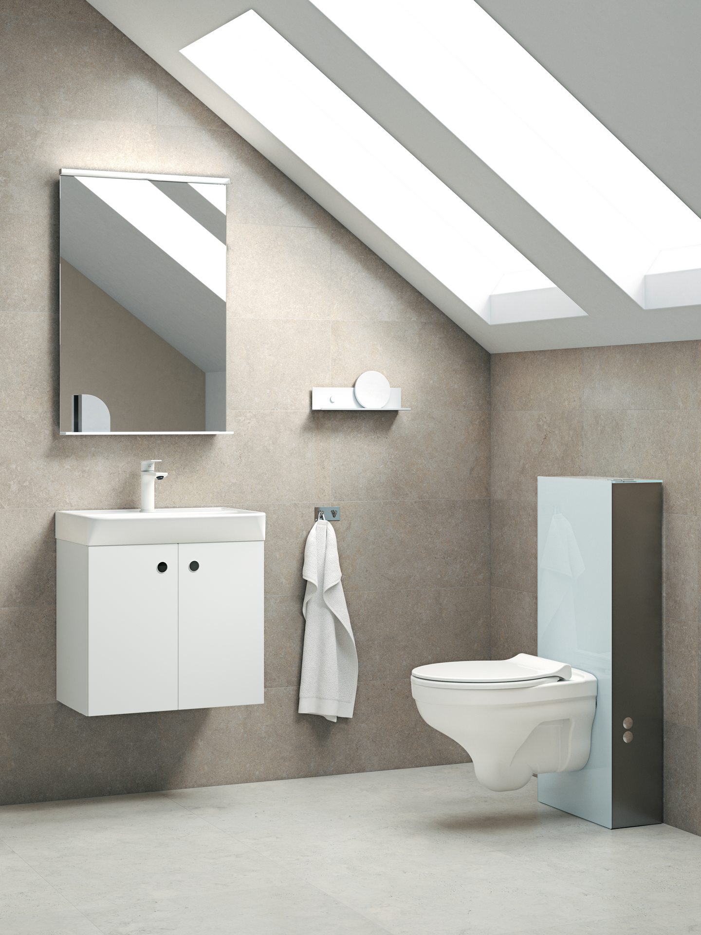 SPEGEL TIVED LED 54,6X6X82CM