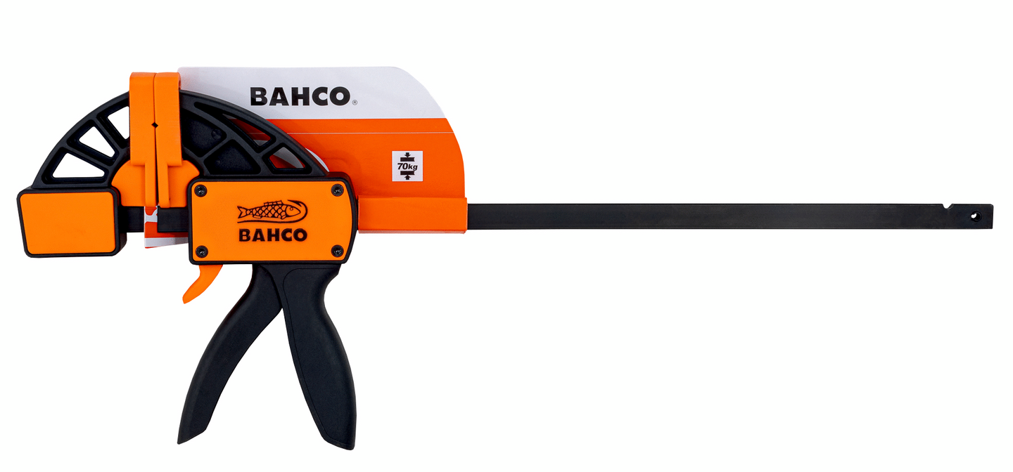 Pikapuristin Bahco 300mm 70kg puristusvoima. Käännettävä leuka.