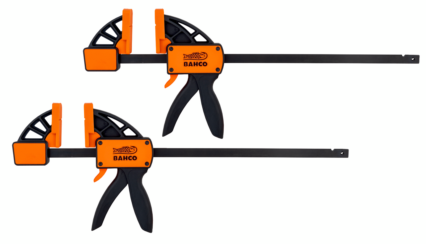 Pikapuristin Bahco 300mm 70kg puristusvoima. Käännettävä leuka. 2kpl pakkaus