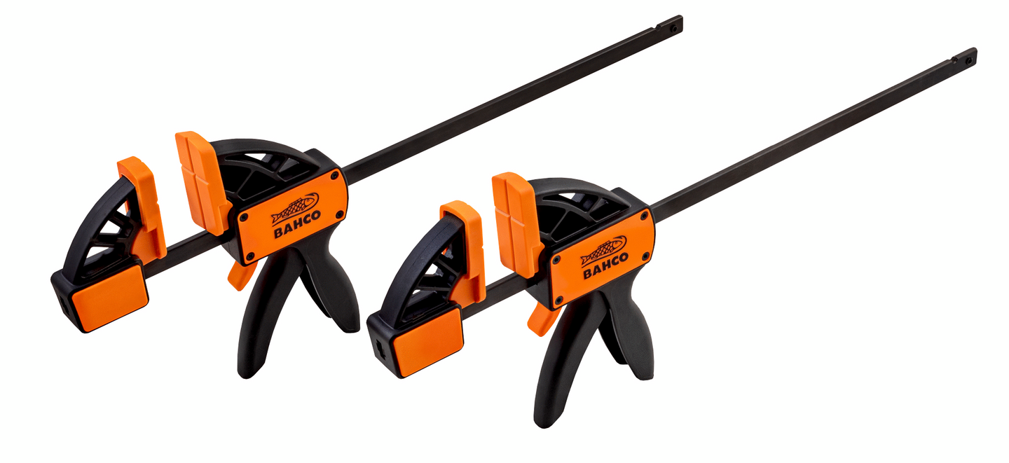 Pikapuristin Bahco 300mm 70kg puristusvoima. Käännettävä leuka. 2kpl pakkaus