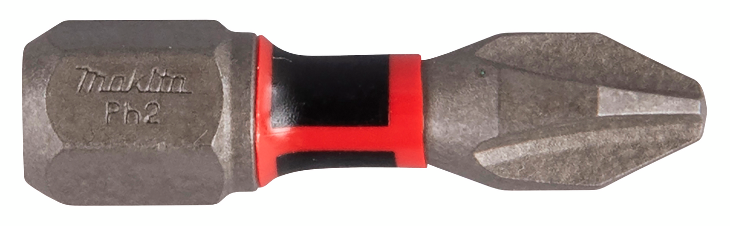 Ruuvauskärki Makita 25mm PH2 2kpl, Impact Premier iskevälle ruuvinvääntimelle