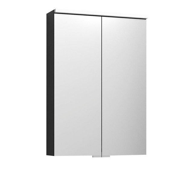 Peilikaappi Svedbergs Sarek 50 musta tammi LED pesuallasvalo vikavirtakytkin