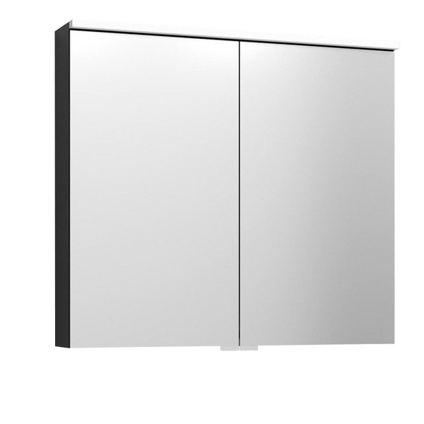 Peilikaappi Svedbergs Sarek 80 musta tammi LED vikavirtakytkin