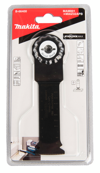 Sahanterä upotukseen Makita 32mm BIM Starlock Max