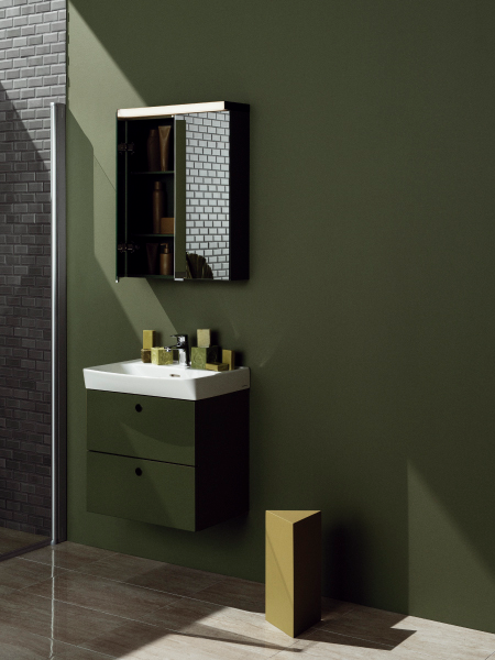 SPEGELSKÅP SVEDBERGS INTRO SALVIA 2HYLL 45X15X70CM