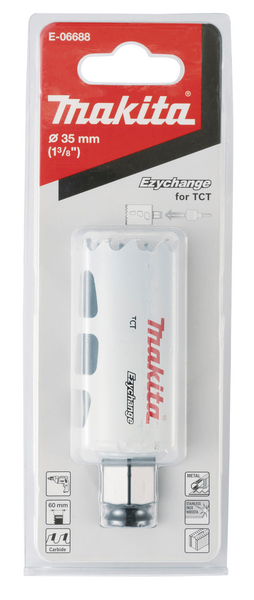 Reikäsahanterä Makita Ezychange 35mm TCT Multipurpose