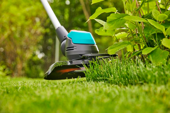 Akkutrimmeri GARDENA EasyCut 23/18V P4A 2,0Ah