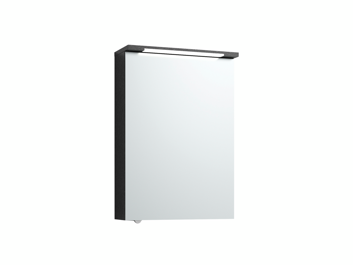 Peilikaappi Svedbergs Skuru 50 musta tammi LED vikavirtakytkin