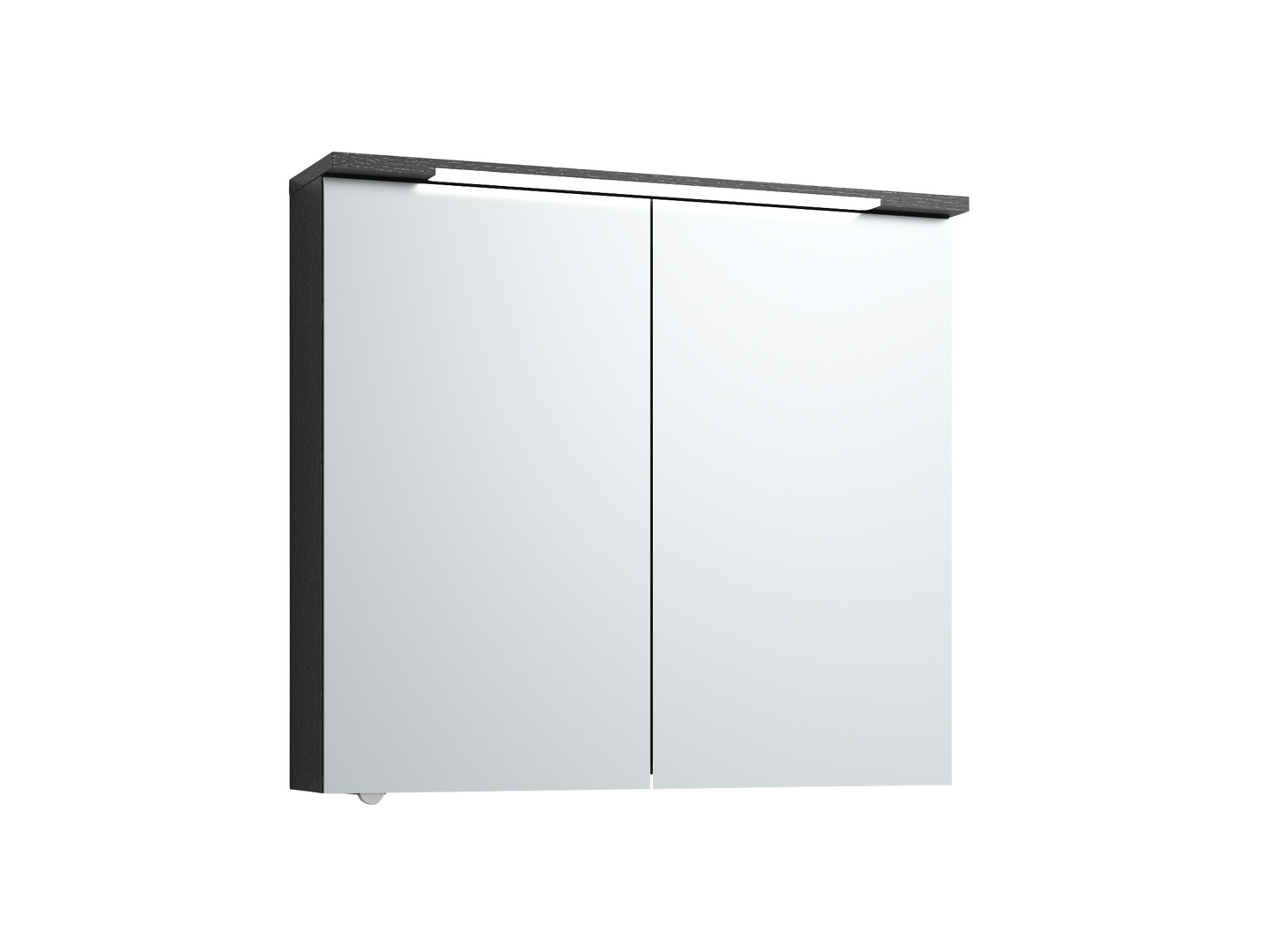 Peilikaappi Svedbergs Skuru 80 musta tammi LED vikavirtakytkin