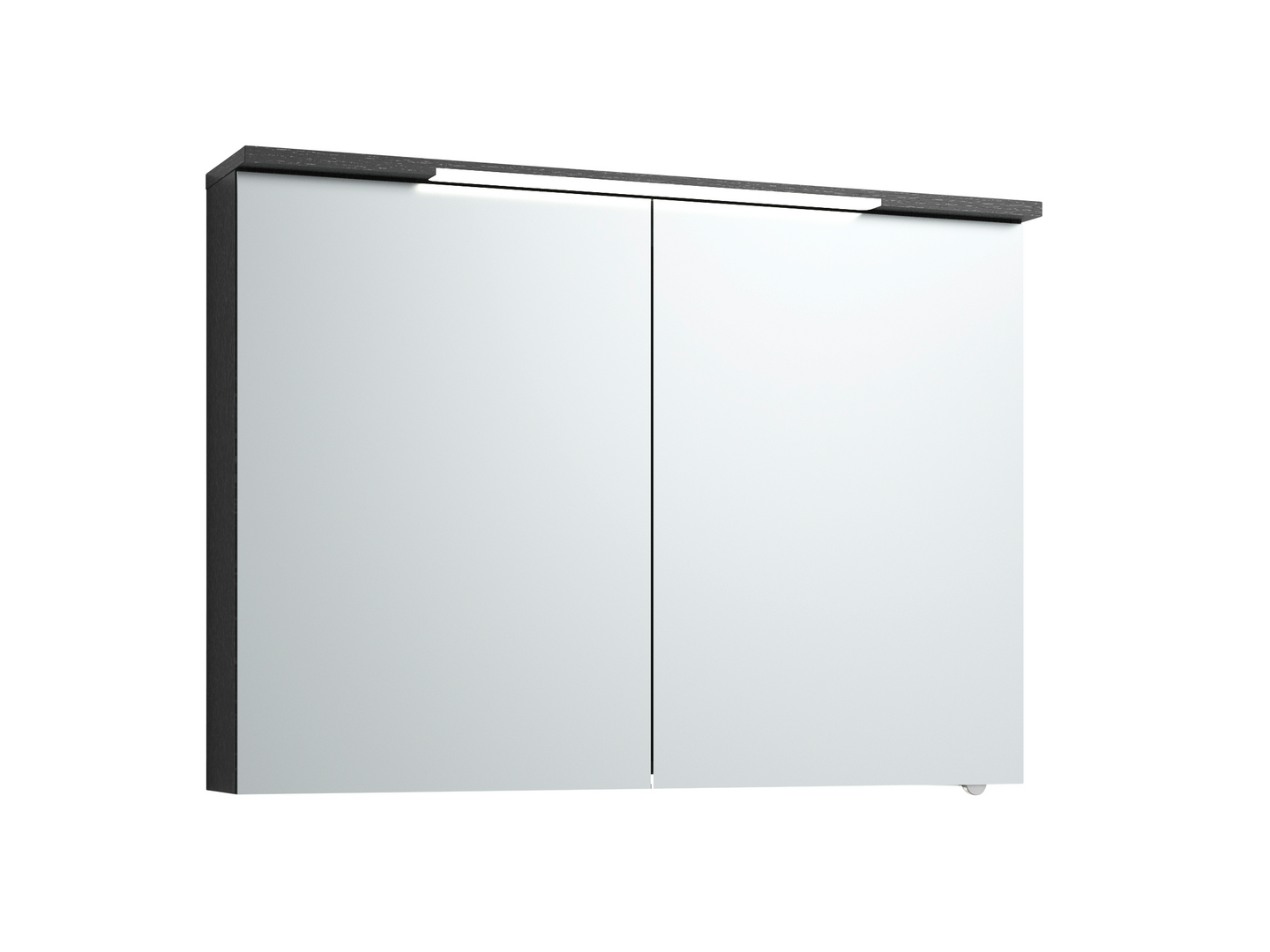 Peilikaappi Svedbergs Skuru 100 musta tammi LED vikavirtakytkin
