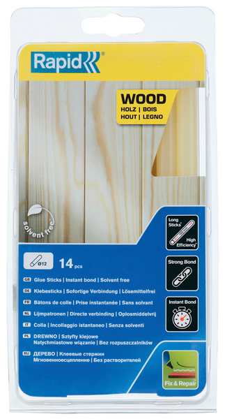 Liima Rapid 12mm pitkä 14kpl puu