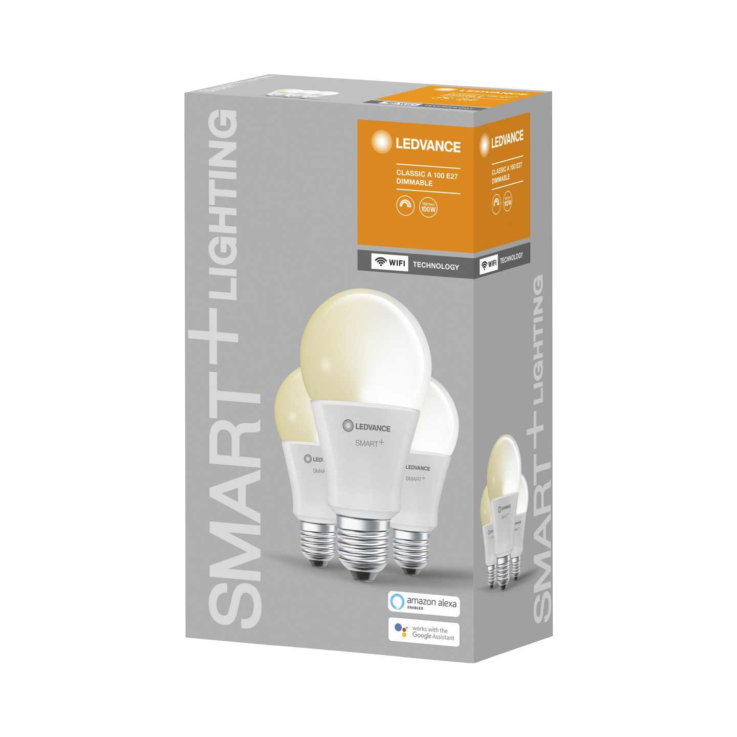Led vakiolamppu LEDVANCE SMART+ WiFi 1521lm WW E27 Dim 3kpl