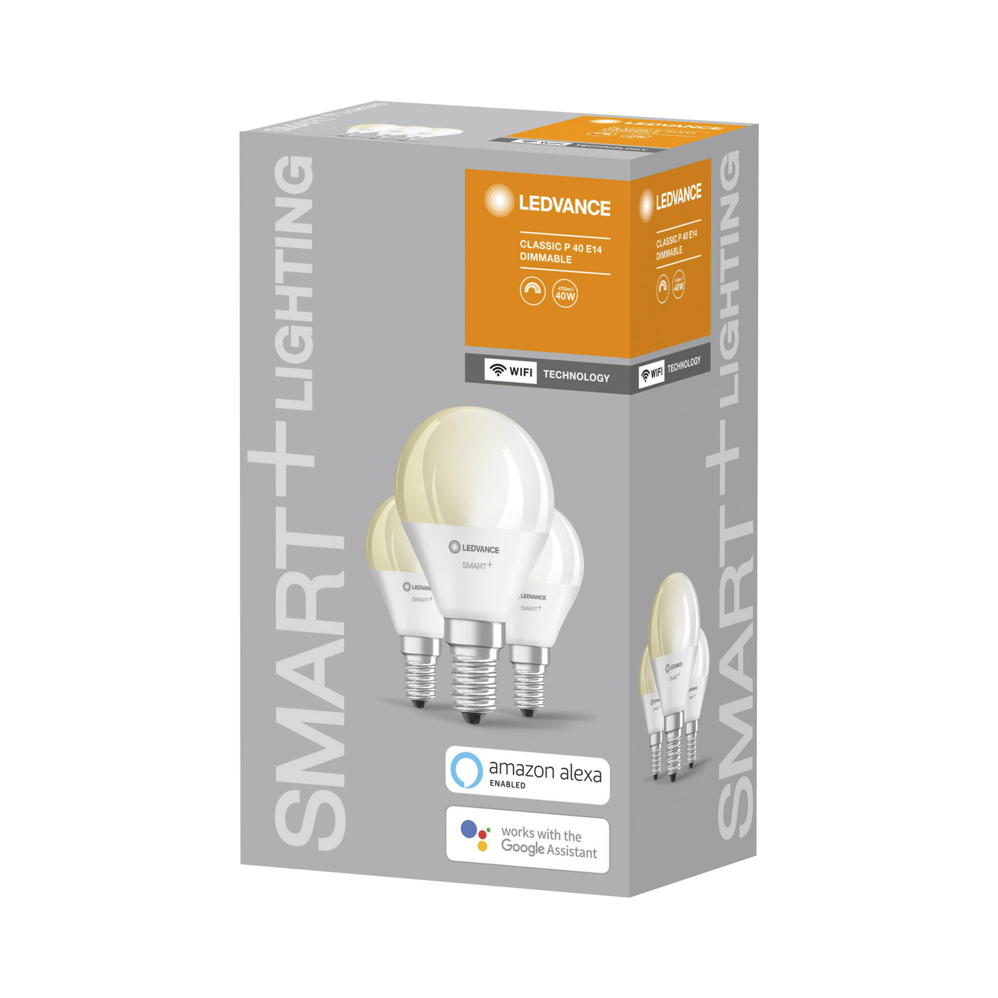 Led pienkupulamppu LEDVANCE SMART+ WiFi 470lm WW E14 Dim 3kpl