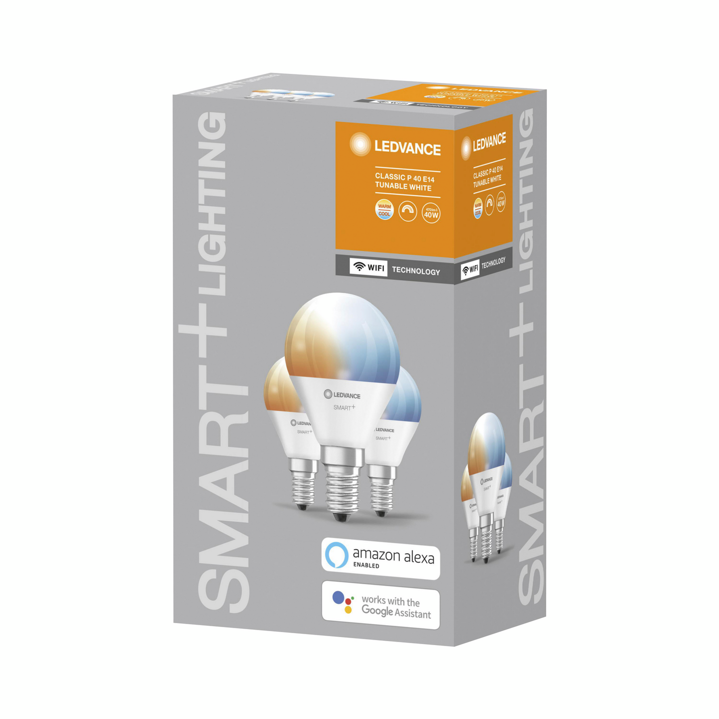 Led pienkupulamppu LEDVANCE SMART+ WiFi 470lm TW E14 3kpl