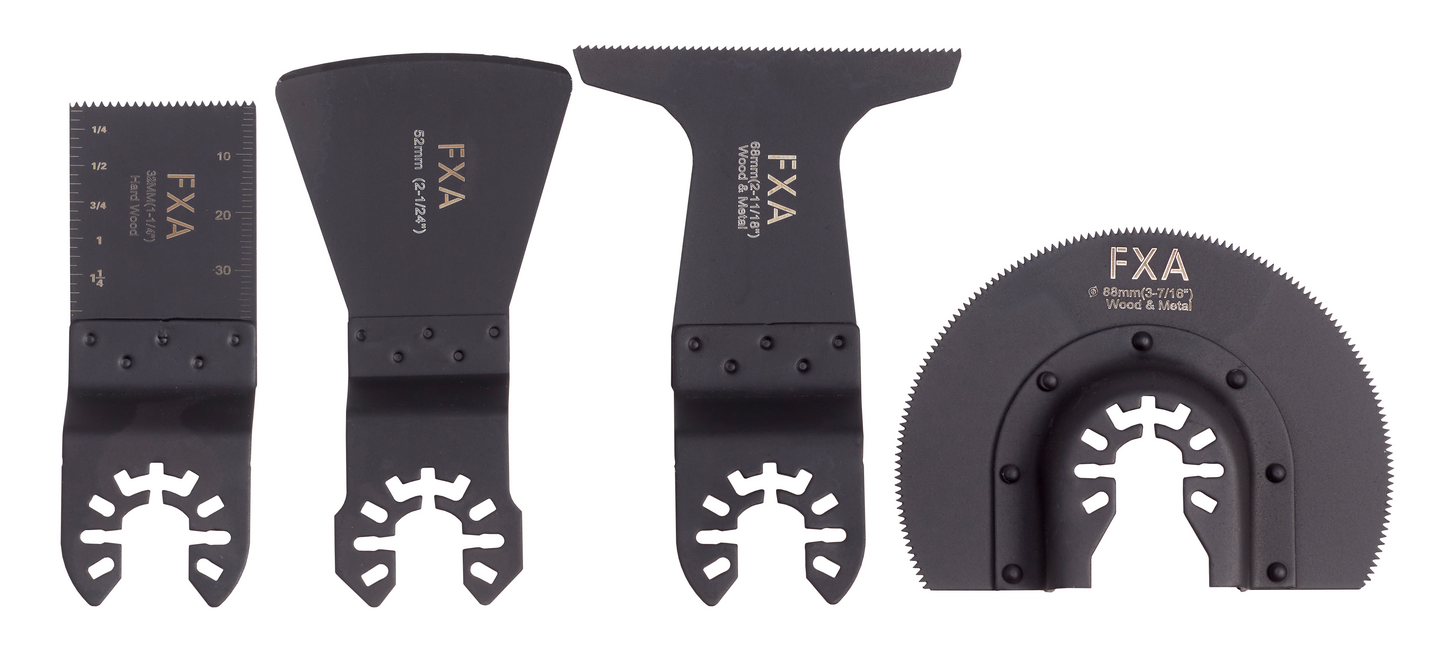 Monitoimikoneen lattiateräsarja FXA 4-osainen