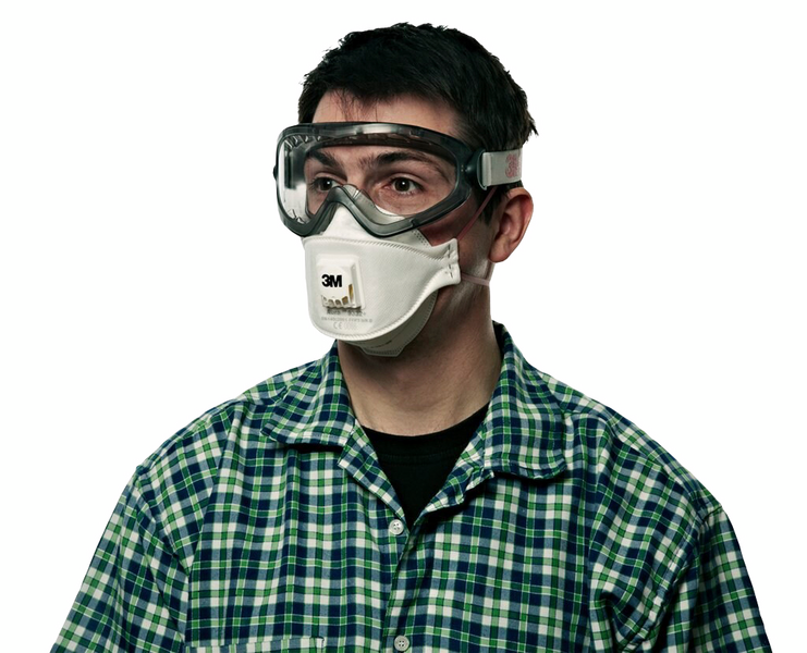 ANDNINGSSKYDD 3M 9332+ FFP3, VENTIL 10ST