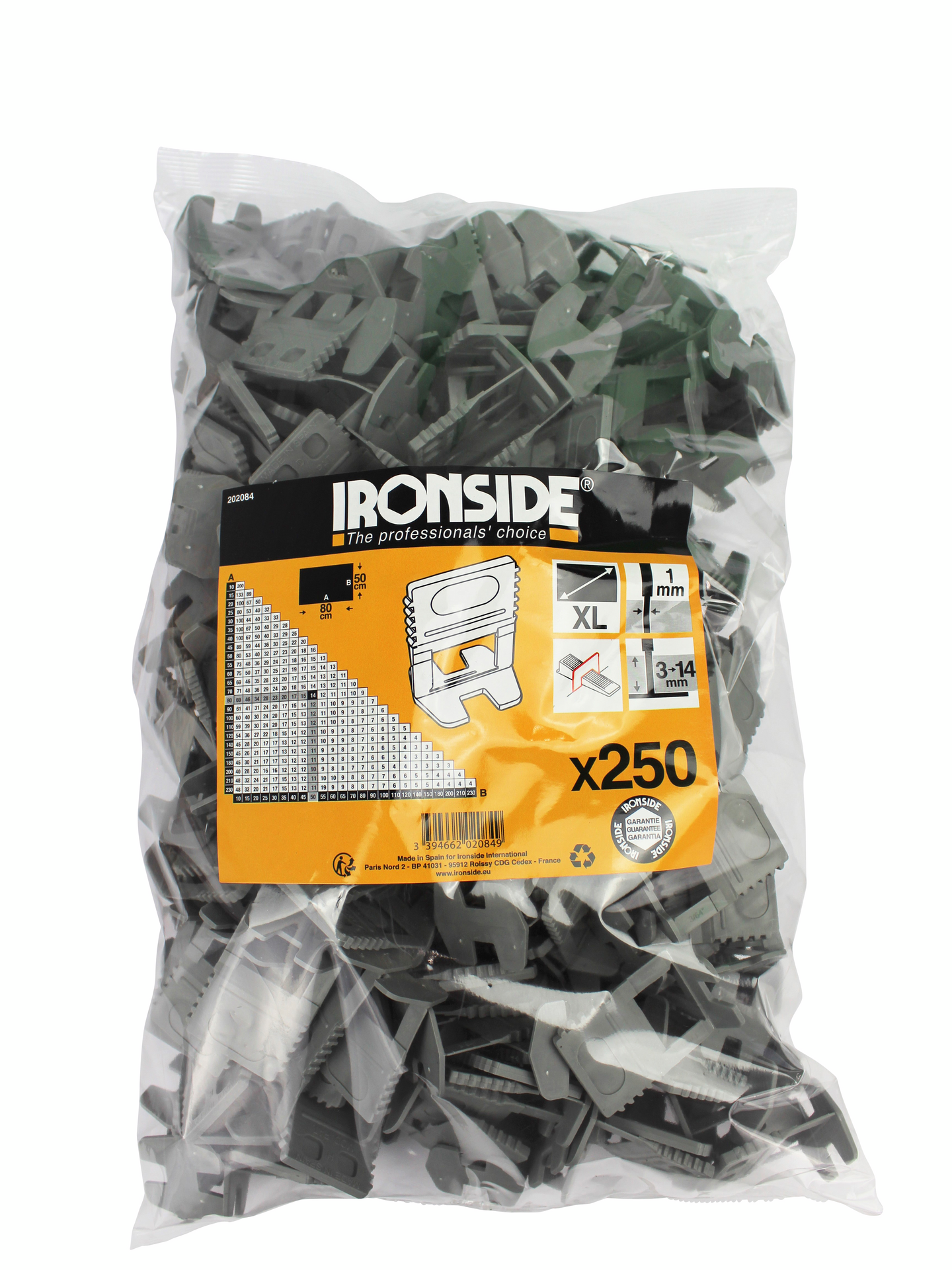 KAKEL FOG 2MM 100PCS IRONSIDE