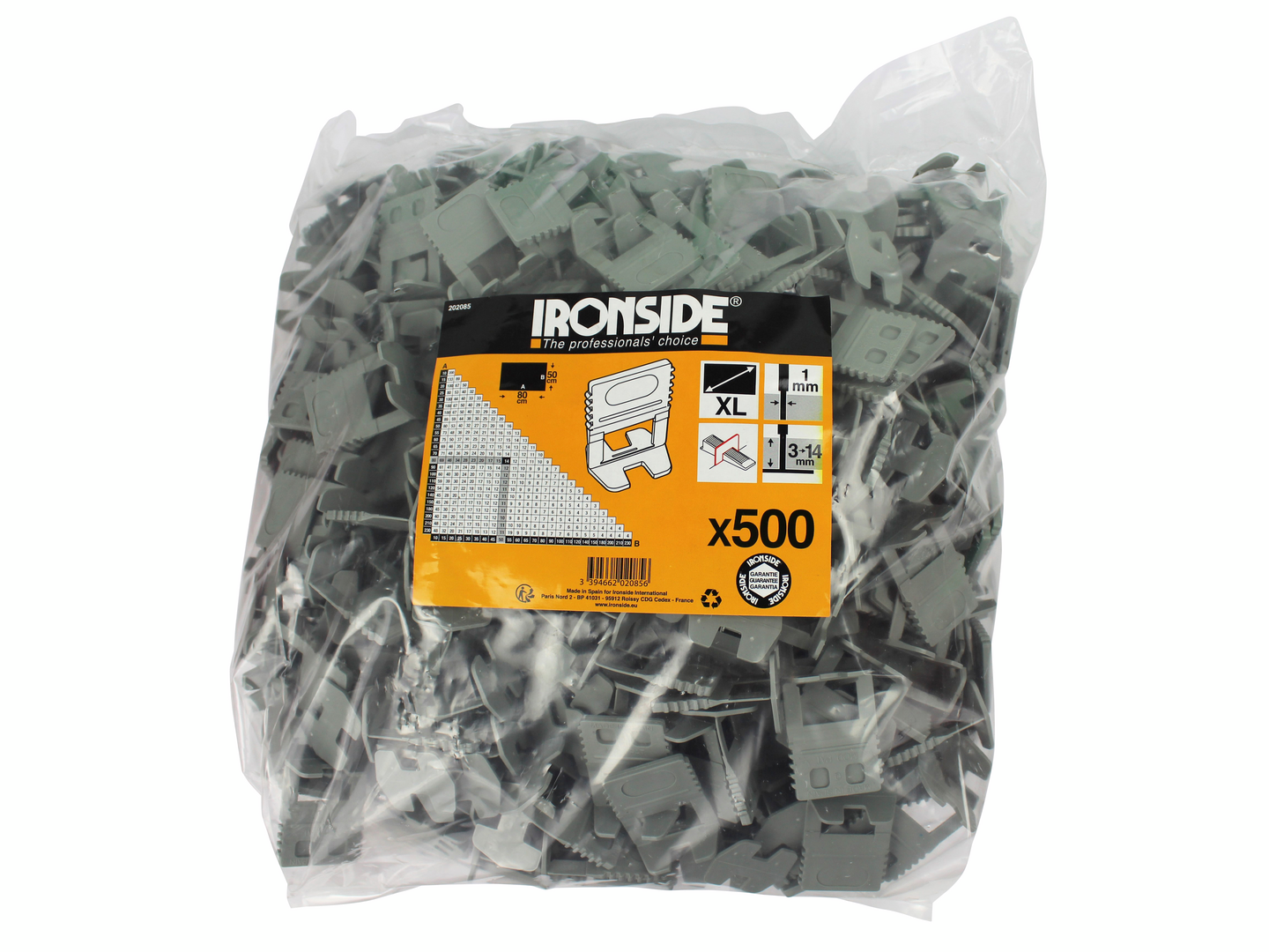 KAKEL FOG 2MM 500PCS IRONSIDE