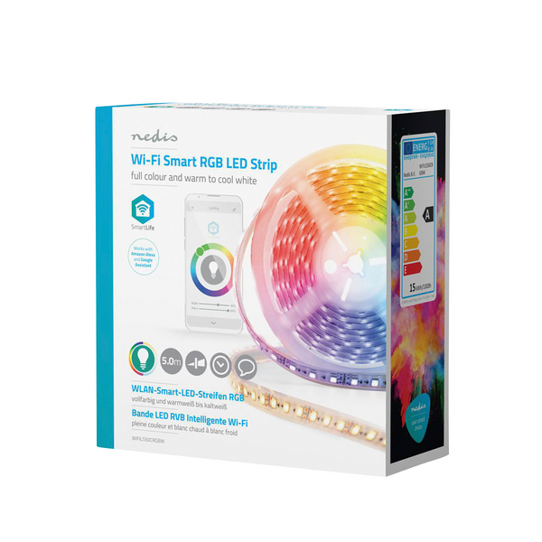 Led-nauha Nedis Smartlife WiFi 5m 2700-6500K+RGB 700/200lm