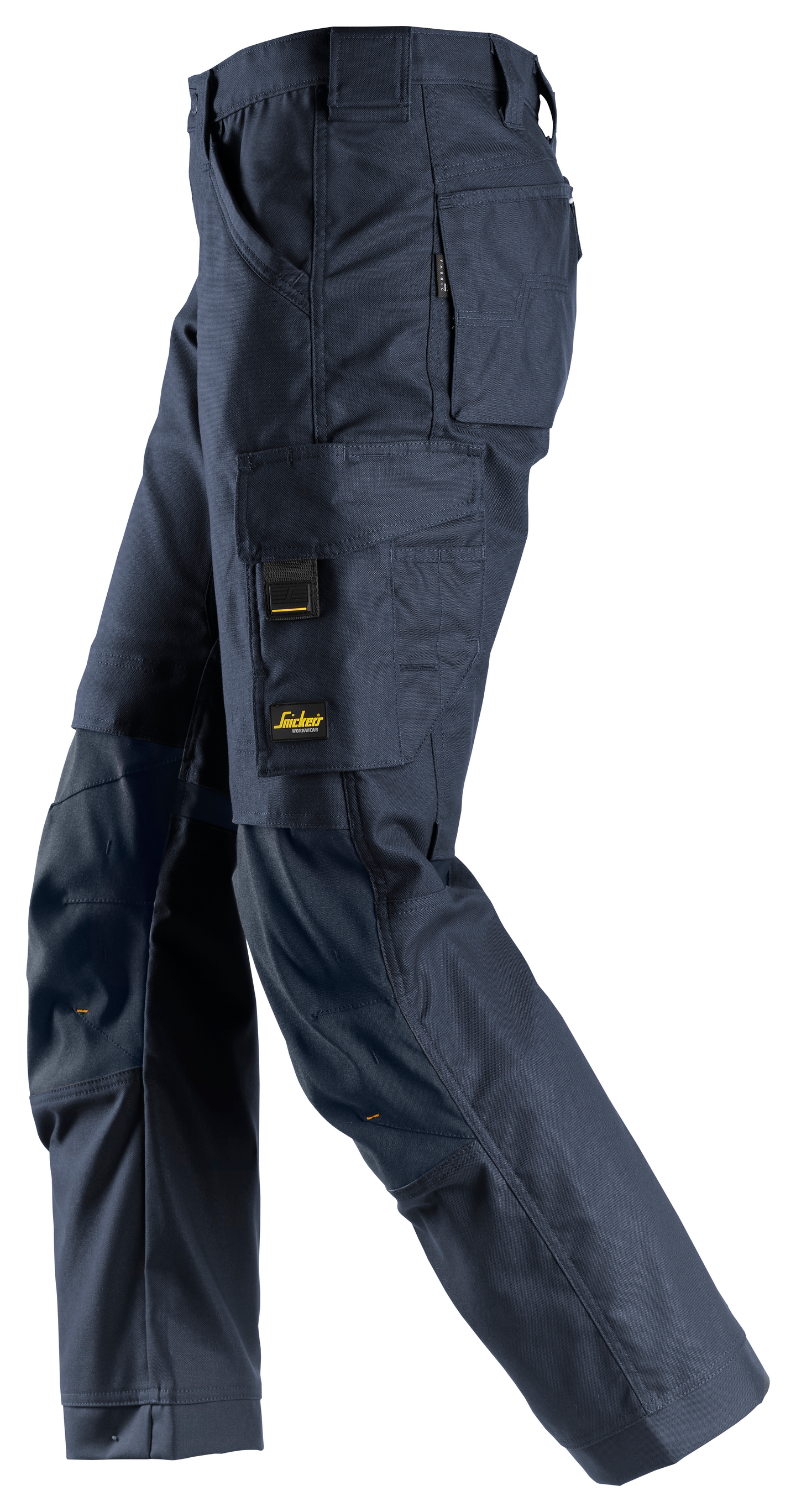 Housut Snickers Canvas+ Stretch 6324-9595 tummansininen