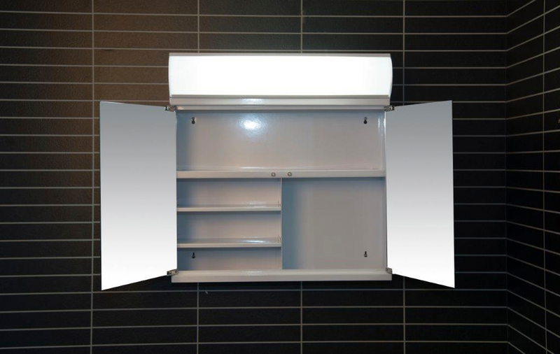 Peilikaappi monza 60x62cm 28W led vikavirtasuojakytkimellä