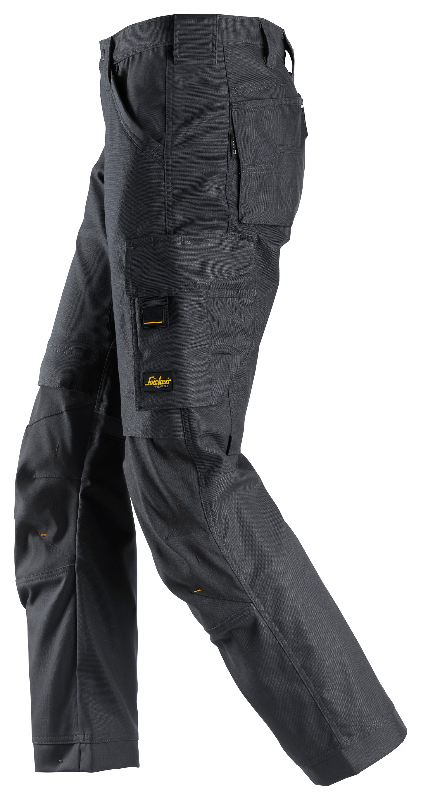 Housut Snickers Canvas+ Stretch 6324-5858 tummanharmaa